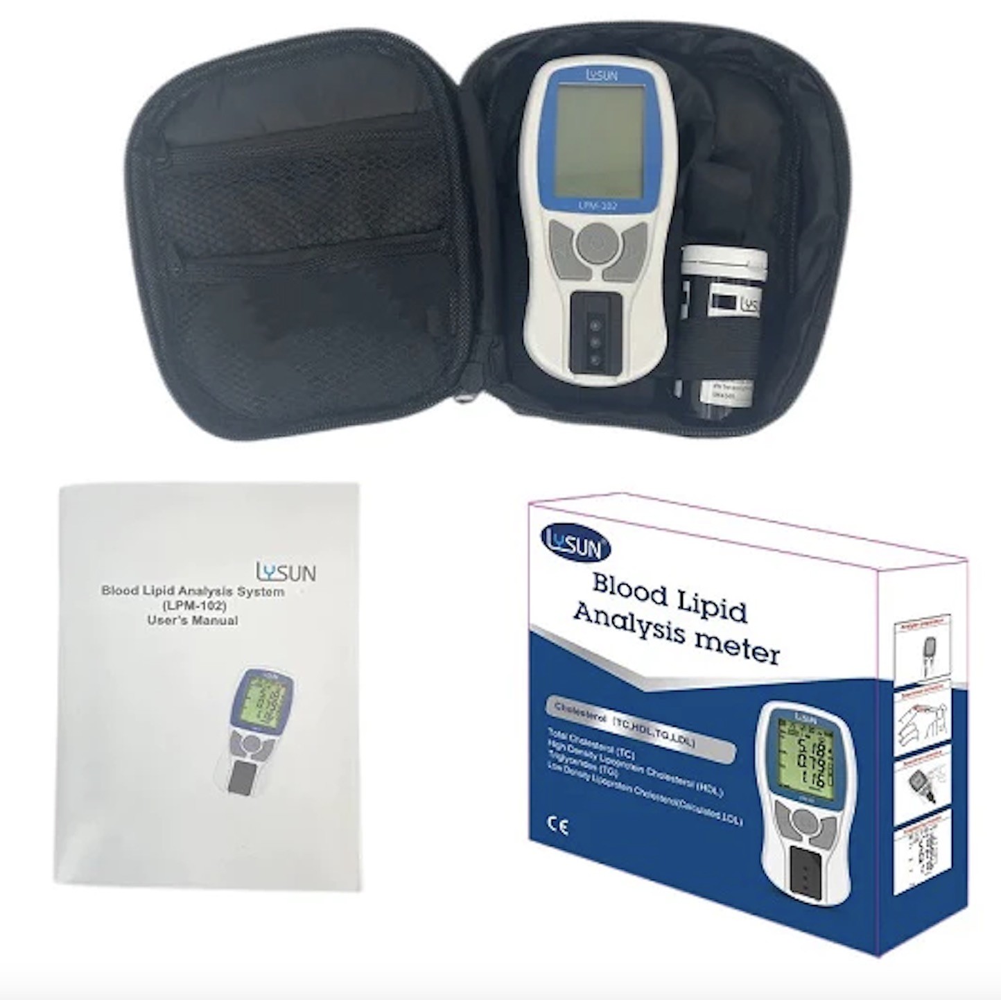 LPM-102 Lipids Blood Test Machine With TC/HDL Ratio Calculation