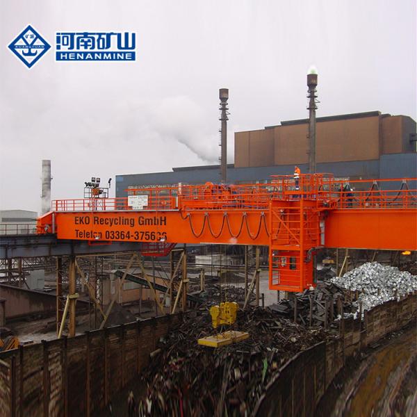 Wide Span 5~20tons Double Girder Magnet Overhead Crane for Steel Mill plant
