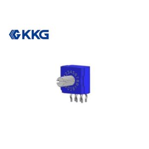 ISO9001 Binary Coded Rotary Switch Pcb Mount With Circuit Control