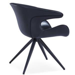  Luxury Recyclable Leather 68x71x77cm Lounge Dining Chair Manufactures