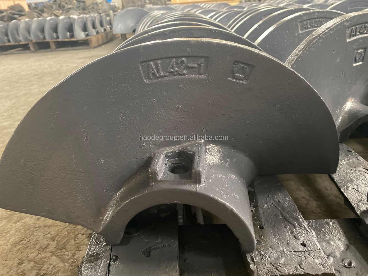 Construction Works Auger Blade Impeller Parts Distribution Screw Series for Road Paver