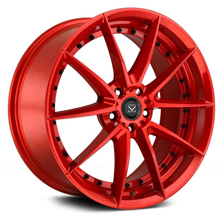 pcd 139.7 114.3 130 red brushed auto aluminium window wheels and rims