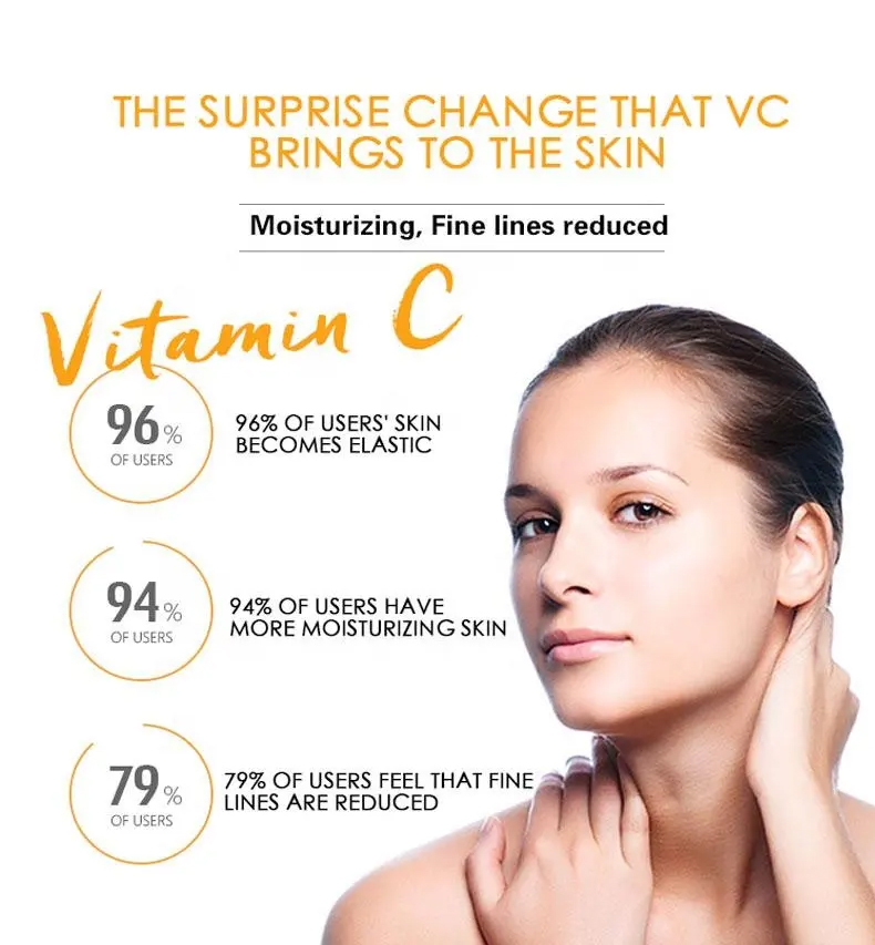 OEM Facial Serum Whitening Anti Wrinkle Vitamin C Serum For Face