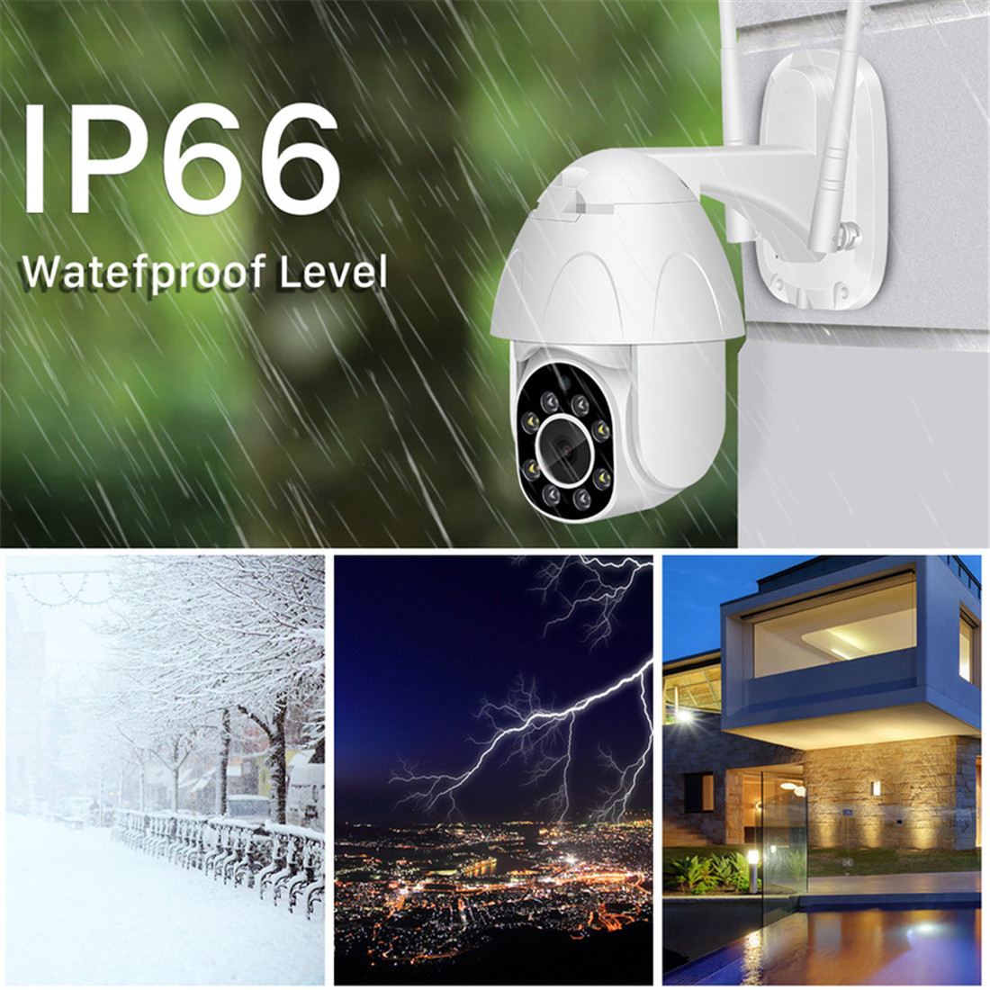 Outdoor PTZ Camera IP65 With Dual light control(TV-9825A-2MP)