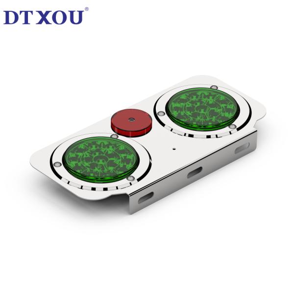 4-inch circular trailer tail light indicator L-shaped combination tail light