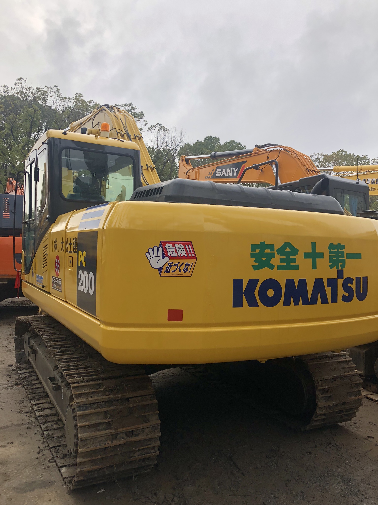 Construction used exca Komatso PC200-8 Crawler for sale