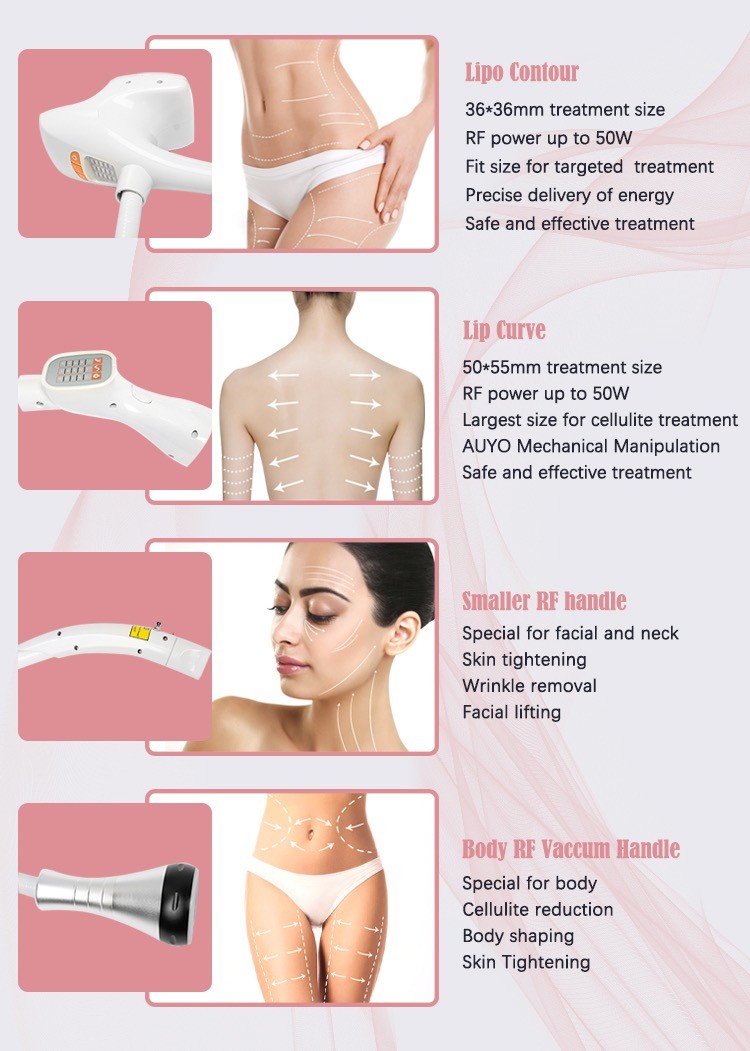 700-2500nm Anti Cellulite Massager Machine Kumashape X Vacuum Cavitation System