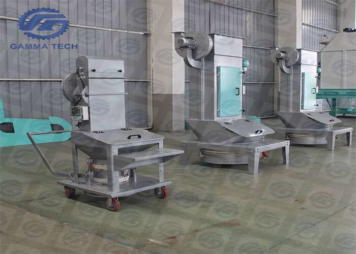 TZTL Series Vibration Feeder With Pulse Dust Jet Filter Feed Mill Machine