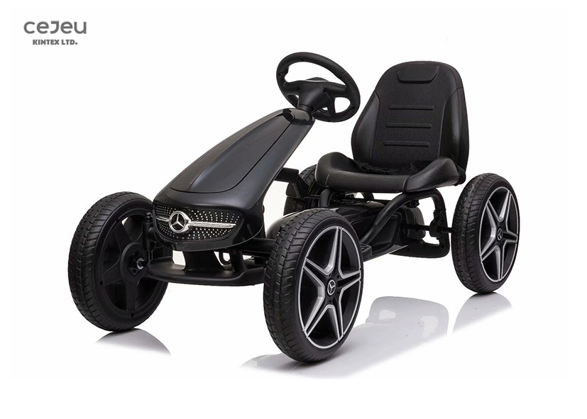 Non Slip Mercedes Benz Pedal Go Kart 6 Year Old EVA Wheel