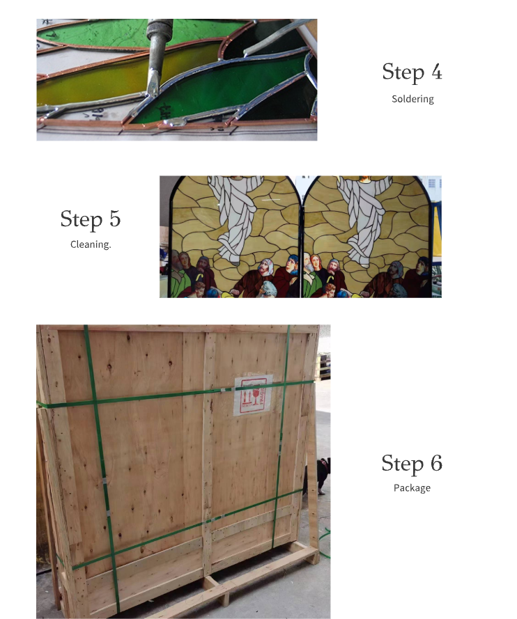 Crafting Stained Glass Partition Room Dividers Wall For Home