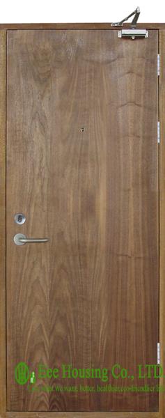 Outward Opening commercial fire rated wooden doors,Flush Type with Perlite