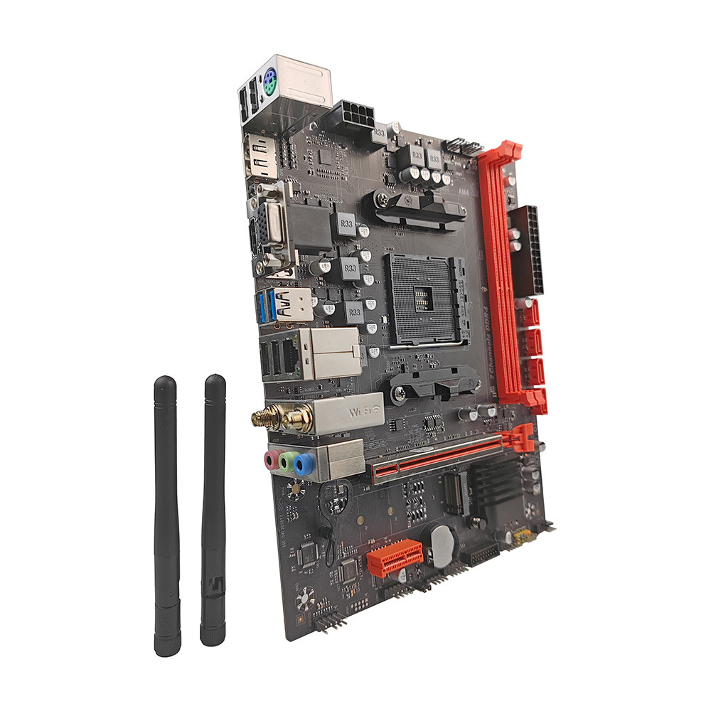 PCWINMAX B450 Wifi Socket AM4 DDR4 SATA 6GB/S VGA HD DP Output mATX Motherboard for R5 3rd 2nd 1st Gen Prcocessors