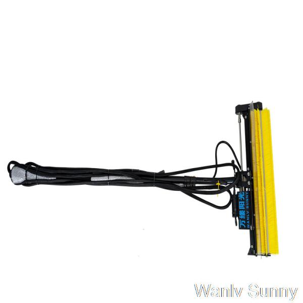 Nylon Bristles Pressure Electric Solar Panel Dust Brush for Cleaning Photovoltai
