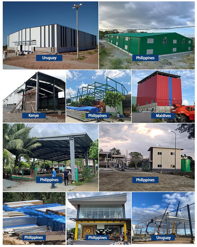 Assembling Prefab Metal Barn Building Large Prefabricated Steel Frame Structure Workshop Warehouse With Office