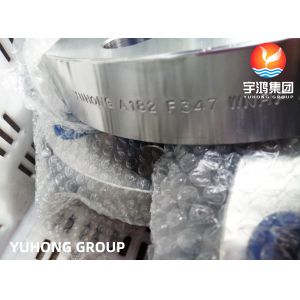 ASTM A182 F347 Stainless Steel Weld-Neck Flange , RF / RTJ Face For High