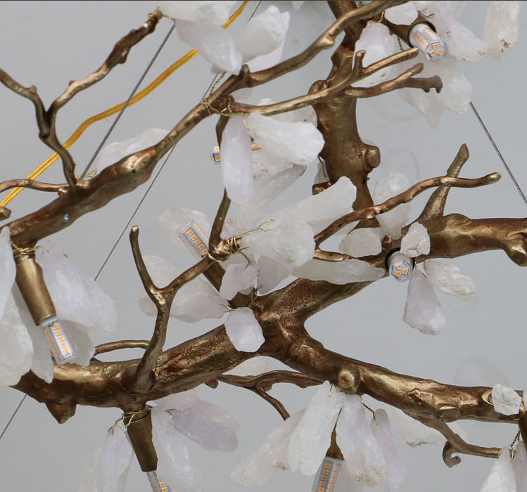 CE ISO9001 High End Custom Pendant Lights 10m2 To 15m2 Tree Branch Pendant Lights