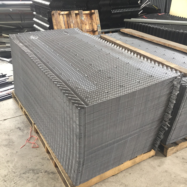 1950mm Pvc Fills For Cooling Tower Black Cooling Tower Fill Media Replacement