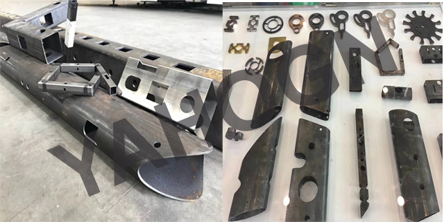 1000w Fiber Laser Pipe Cutting Machine Stable Long Durability Low Power Consumption