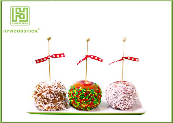 Healthy Cake Ball Sticks 150 X 3.0mm , Logo Printed Personalized Wooden Candy