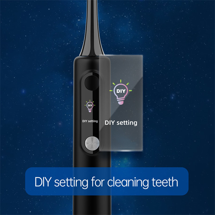 USB Rechargeable Ultrasonic Electric Toothbrush With 2 Brush Head 6 Modes