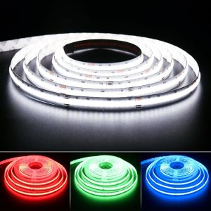 Bluetooth IP20 RGBW COB LED Lighting Strip Dimmable 784 LEDs/m
