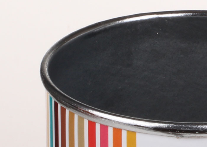 Aluminum Foil Lined Paper Composite Canister For Potato Chips / Salt Packaging