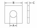 Square Plate Washer