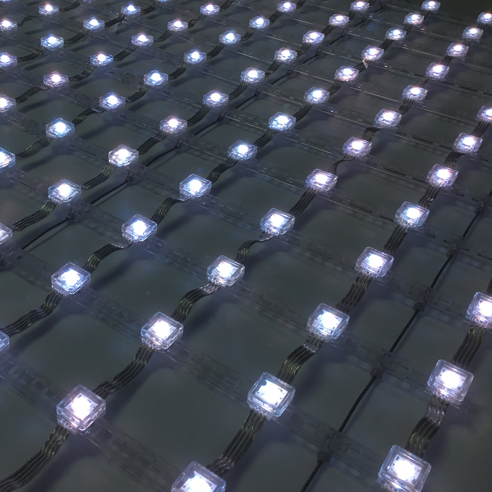Custom RGB Outdoor Indoor Led Square Mesh Screen Waterproof