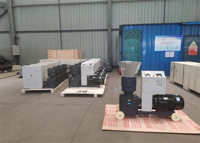 250~500kg/h roller rotate wood pellet mill biofuel straw sawdust pellet making for home heating 1 warranty