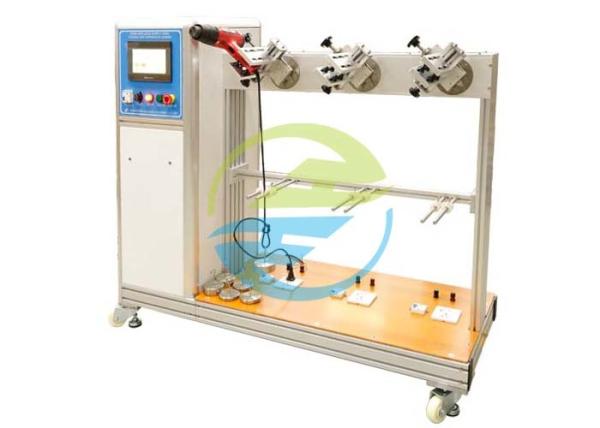 60rpm Household Appliance Test Equipment 3 Stations Flexing Test Apparatus For