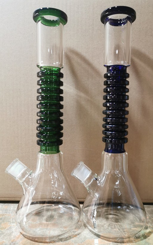10inch Glass Hookah Smoking Pipe Beaker Water Pipes With Downstem