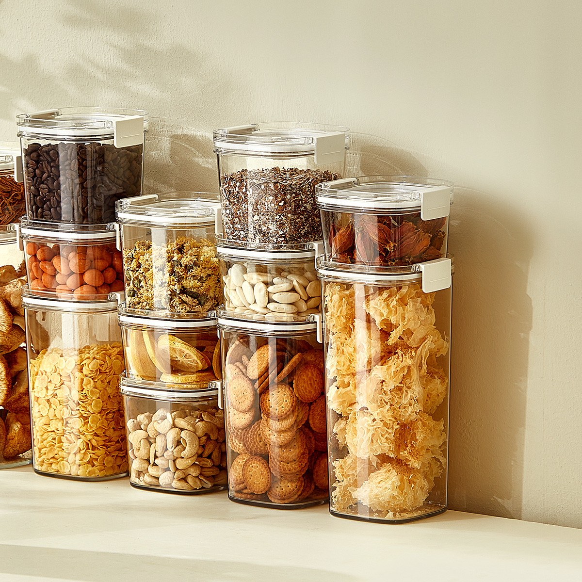 Electric Air Pump Airtight Lid Vacuumable Food Storage Jars