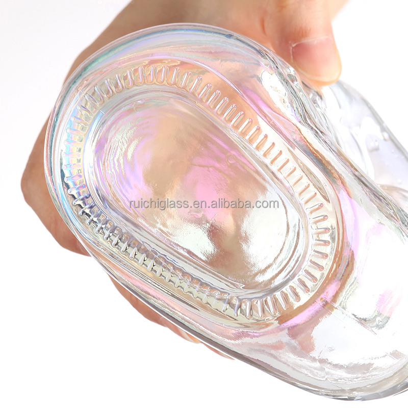 Unique Shaped Whiskey Glass Bottles Customize Sealing Type for Vodka and More Storage