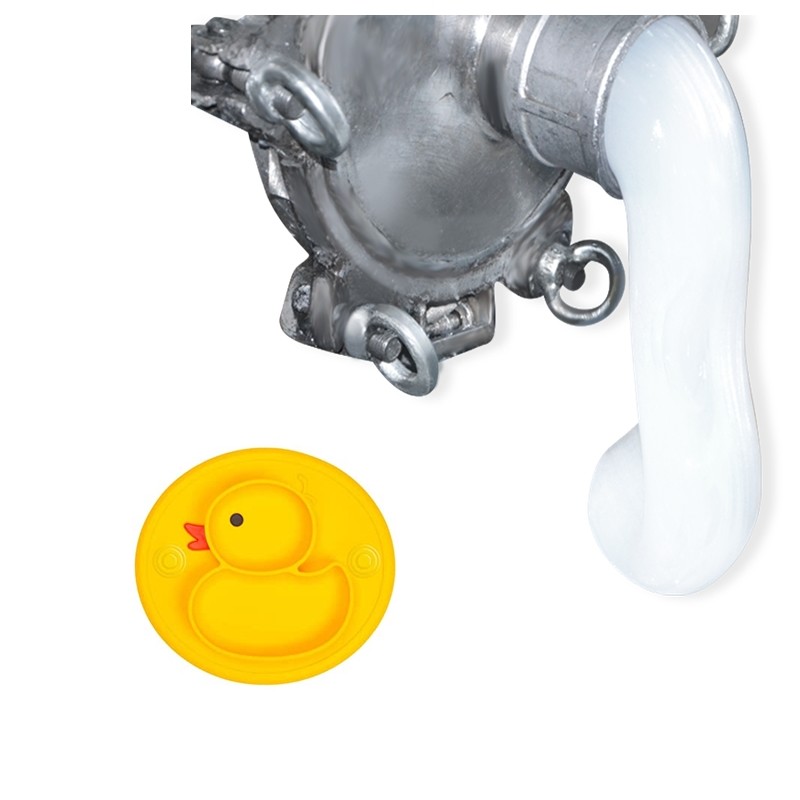 BPA Free 35 KN/M Food Grade Liquid Silicone Rubber For Baby Plate
