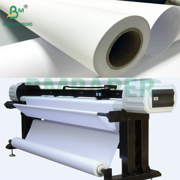 32lb 35lb Brightness Wide Format CAD Bond Roll 24'' 36'' x 100' 