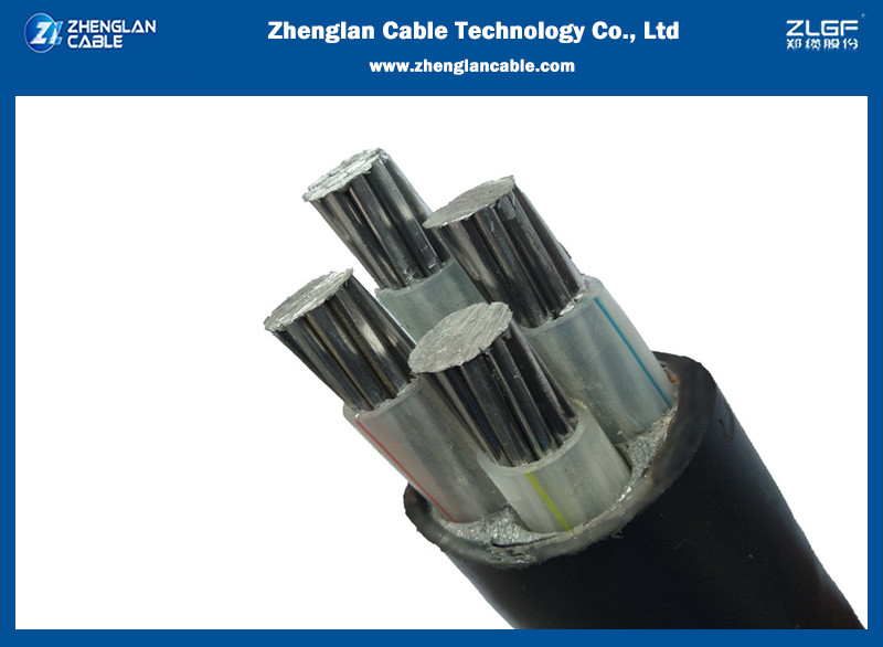 0.6/1kv NYY 4 Core Copper Aluminum Conductor Cable XLPE PVC Underground Armoured 4x50sqmm