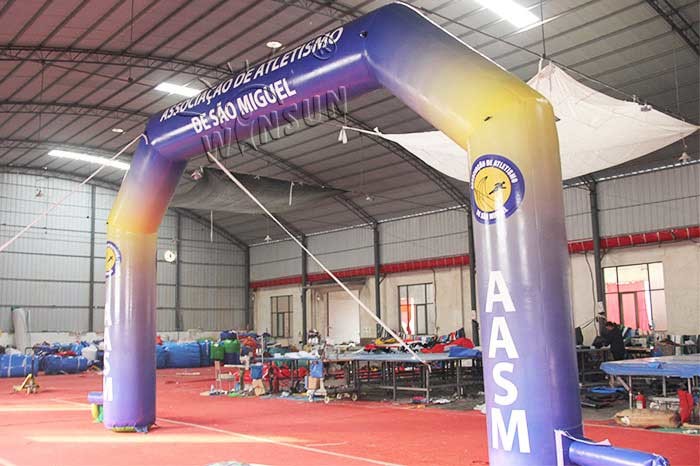 Durable Inflatable Advertising Arch Custom Logo Service Support