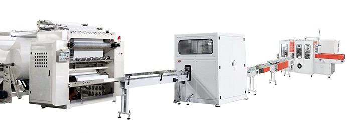 60 M / Min 380V Serviette Facial Tissue Paper Making Machine