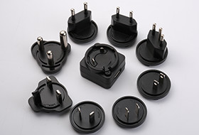 5V1A Multi USB Travel Charger Interchangeable Plug for US UK EU and smart IC Charging