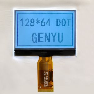 1.88 Inch 128x64 Dot Matrix LCD Display Module FSTN White 14PIN SPI Interface