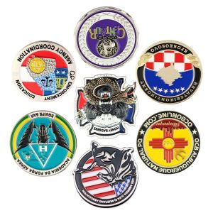 Marine Corps Challenge Coins Custom Made Soft Enamel Coin