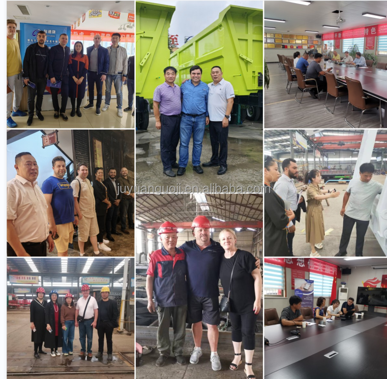 Customization Tarpaulin Type Box Truck Trailer for Bulk Cargo Transport in Russia