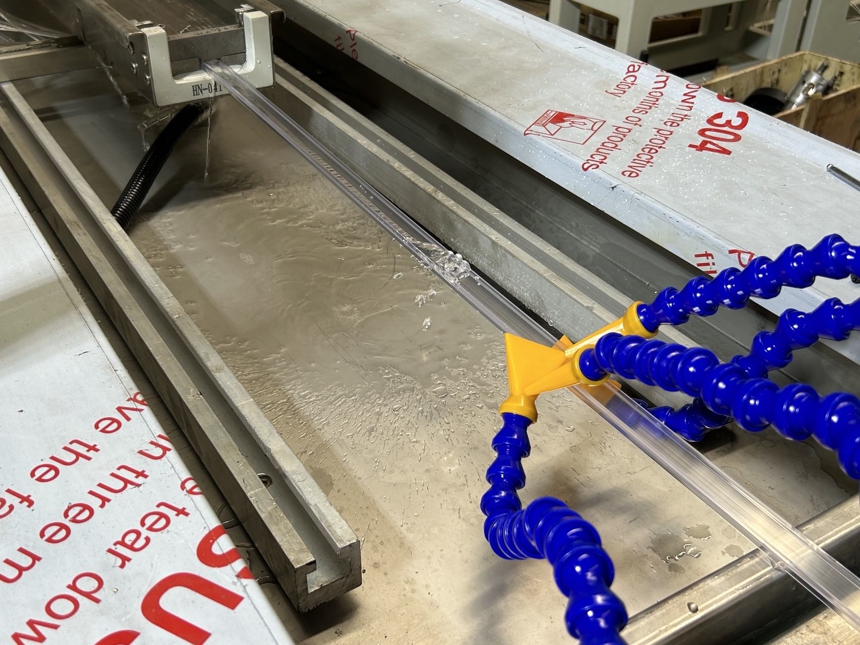 PVC Retail Price Tag Industrial Profile Making Machine Twin Screw