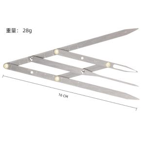 Permanent Makeup Caliper Eyebrow Ruler Microblading Tools