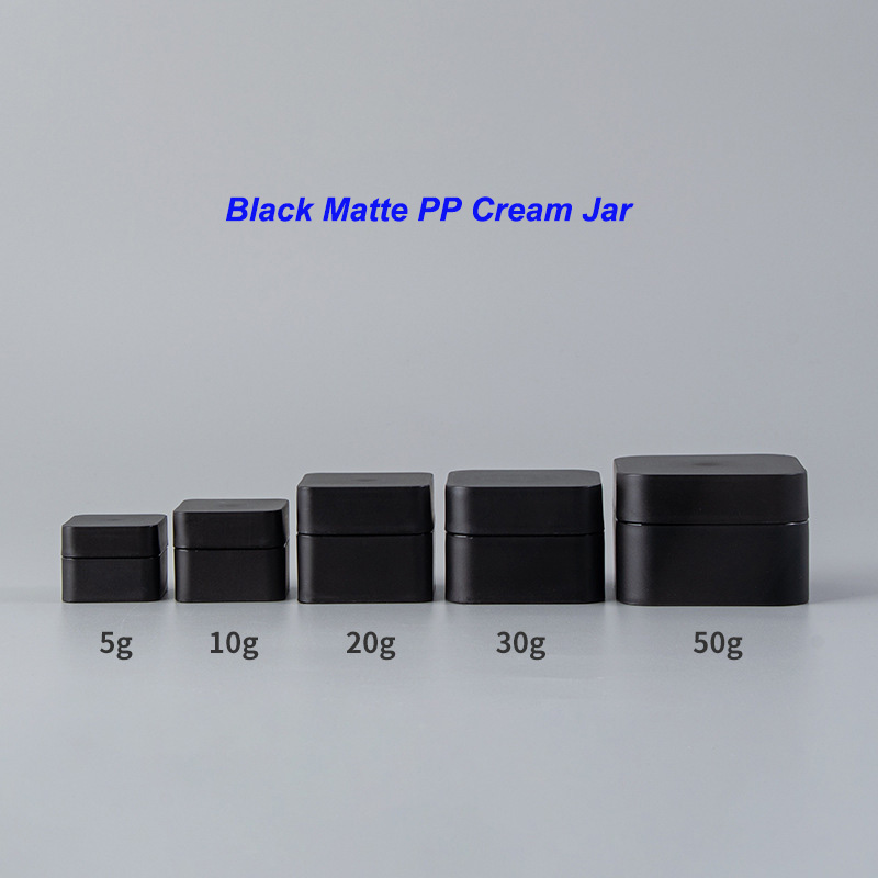 OEM/ODM Acceptable 1oz 2oz 5g 10g 20g 30ml 50ml Gold Lid Empty Plastic PP Nail Gel Jar for Screen Printing