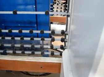 Automatic Glass Sandblasting Machine Used in Making Sandblast Toughed Glass