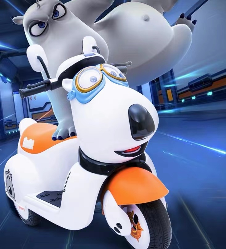6v Electric Motorcycle Cars with Music and Lights G.W. N.W 9.6/7.45kg Plastic Type PP