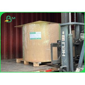 China 270g Recyclable Compostable Kraft Food Container Board For Salad Box on sale