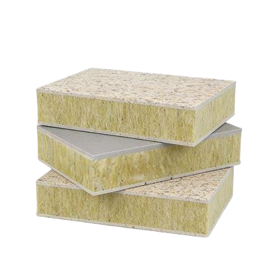 Prefabricated Rock Wool Insulation-Decorative Integrated Panel product illustration