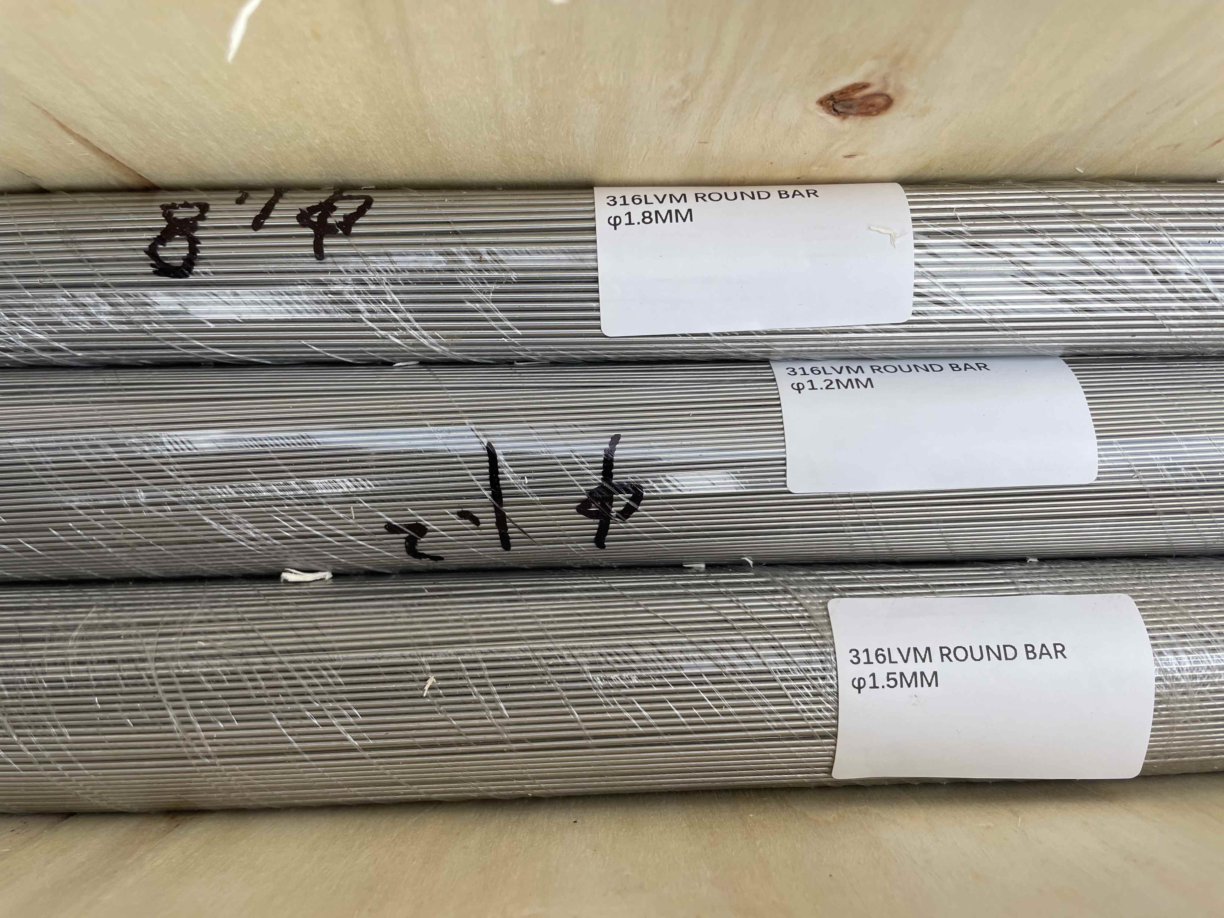 ASTM F138 ISO 5832-1 Stainless Steel Rod Round Bar 316LVM UNS S31673 EN 1.4441